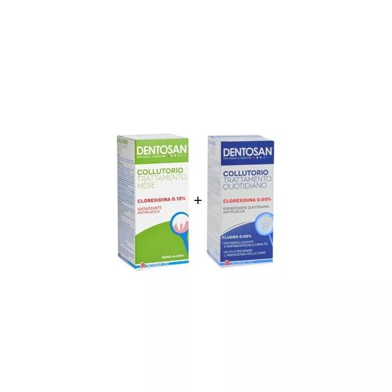 DENTOSAN COLLUTORIO BIPACK 0,2% INTENSIVO 200 ML + 0,05% QUOTIDIANO 200 ML