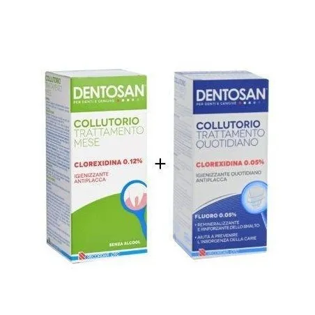 DENTOSAN COLLUTORIO BIPACK 0,12% MESE 200 ML + 0,05% QUOTIDIANO 200 ML