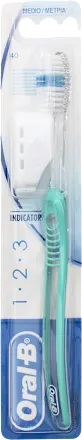ORALB 123 INDICATOR SPAZZOLINO MANUALE SETOLE 40 MEDIE