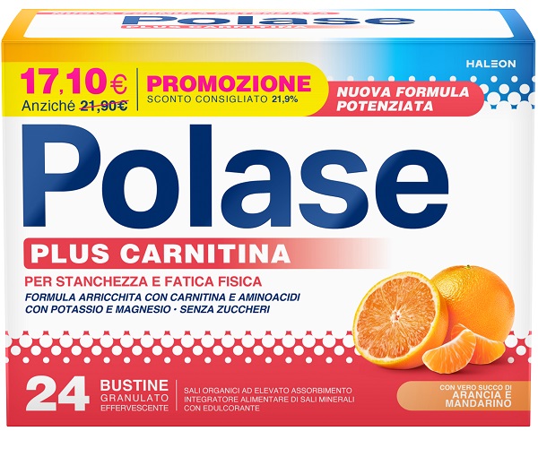 POLASE PLUS CARNITINA PROMO 24 BUSTINE GRANULATO EFFERVESCENTE DA 6,8 G