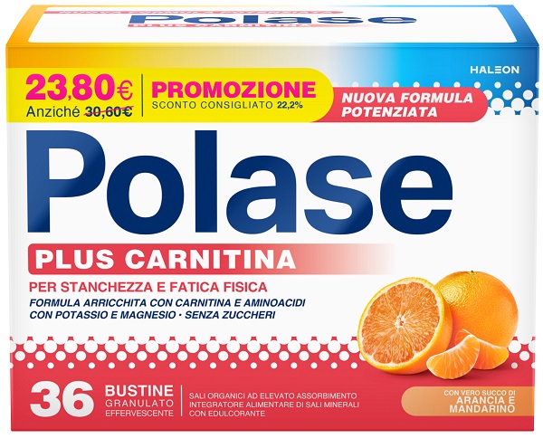POLASE PLUS CARNITINA PROMO 36 BUSTINE GRANULATO EFFERVESCENTE DA 6,8 G