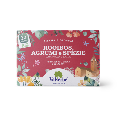 TISANA ROOIBOS AGRUMI E SPEZIE BIO 20 FILTRI