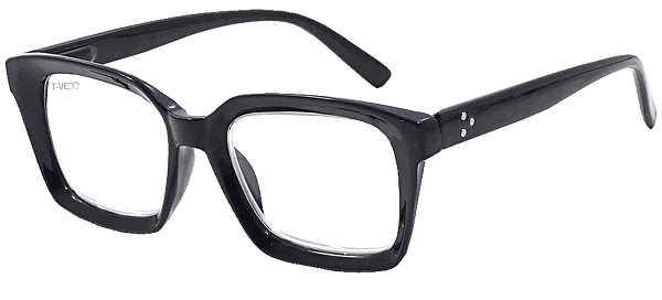 OCCHIALE PREMONTATO DA LETTURA T-VEDO WIDE NERO +2,50