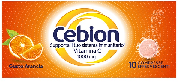 CEBION EFFERVESCENTI VITAMINA C ARANCIA 10 COMPRESSE