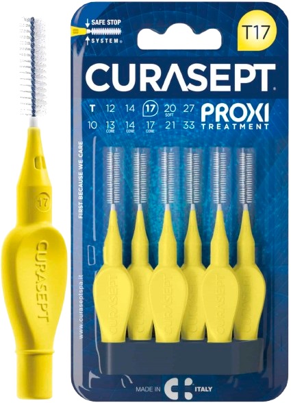 CURASEPT PROXI T17 GIALLO/YELLOW 6 PEZZI