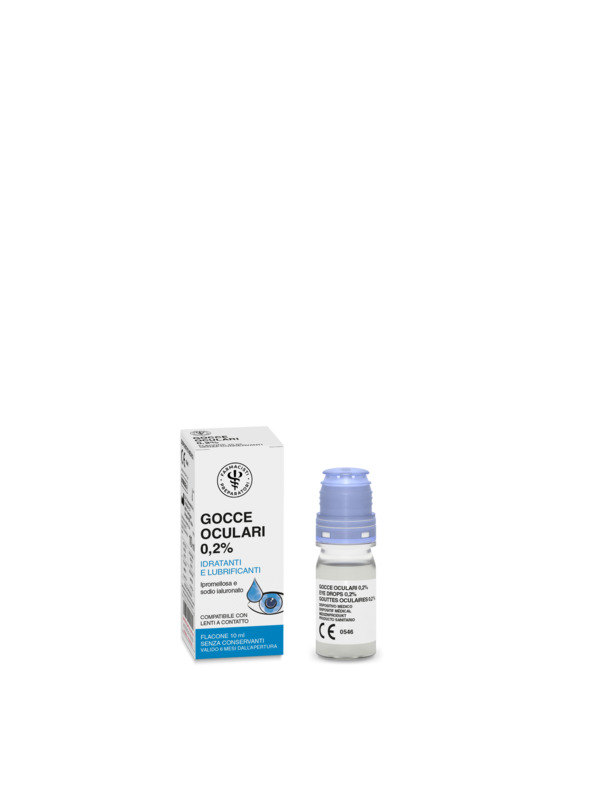 LFP GOCCE OCULARI STERILI A BASE DI IPROMELLOSA E SODIO IALURONATO POLIDOSE SENZA CONSERVANTI DA 10 ML