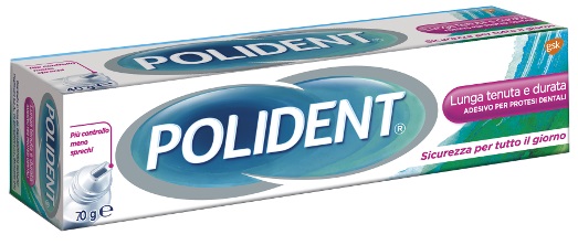 ADESIVO PROTESI DENTALI POLIDENT LUNGA TENUTA 70 G