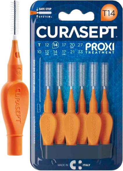 CURASEPT PROXI T14 ARANCIO/ORANGE 6 PEZZI